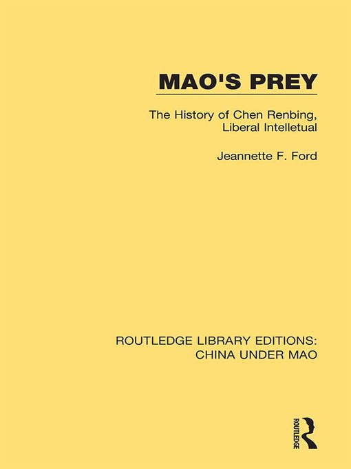 Title details for Mao's Prey by Jeannette F. Ford - Available